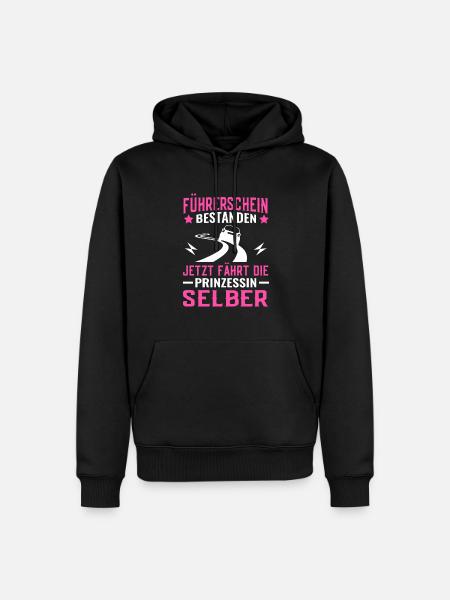Führerschein Auto Geschenk - Männer Premium Bio Hoodie - Schwarz