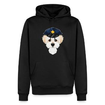 Police Maltese Canine Handler I Police Dog I - Männer Premium Bio Hoodie - Schwarz - Vorne - Nico (187cm)