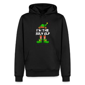 I'm The July Elf Christmas In July - Männer Premium Bio Hoodie - Schwarz - Vorne - Nico (187cm)