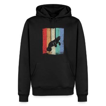Seekühe Lustige Seekuh - Männer Premium Bio Hoodie - Schwarz - Vorne - Nico (187cm)