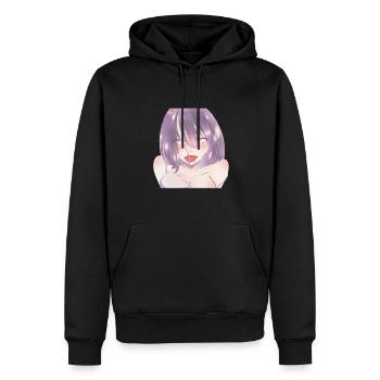 Anime Girl Japanese Aesthetic anime Otaku - Männer Premium Bio Hoodie - Schwarz - Vorne - Nico (187cm)