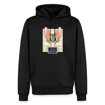 Devon Rex Cat Mom - Dear Mom I Can Explain - Männer Premium Bio Hoodie - Schwarz - Vorne - Nico (187cm)