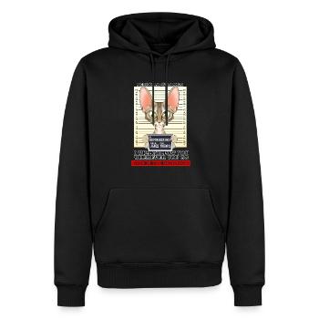 Devon Rex Cat I Cat Lover I Personal Stalker - Männer Premium Bio Hoodie - Schwarz - Vorne - Nico (187cm)