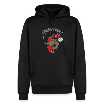 Caribean Girl Unbreakable Heritage Trinidad et - Sweat à capuche Premium bio Homme - noir - Devant - Nico (187cm)