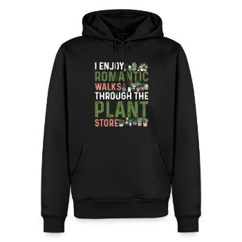 Pflanzen Gartenarbeit Ich liebe meinen Garten Pfla - Männer Premium Bio Hoodie - Schwarz - Vorne - Nico (187cm)
