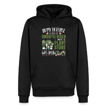Récoltez des fleurs et détendez-vous et rafraîchissez Ges - Sweat à capuche Premium bio Homme - noir - Devant - Nico (187cm)