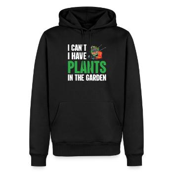Planter des plantes Style de vie Succulentes Jardinier - Sweat à capuche Premium bio Homme - noir - Devant - Nico (187cm)