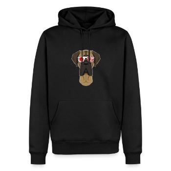 Mastiff Japan Sunglasses I Japanese Flag - Männer Premium Bio Hoodie - Schwarz - Vorne - Nico (187cm)