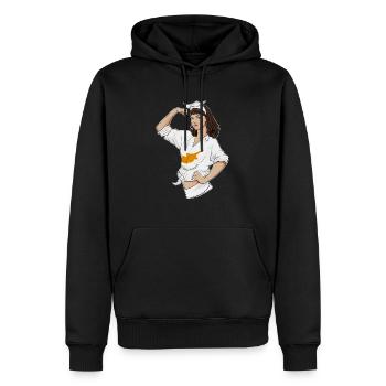 Cyprus Girl Unbreakable I Cyprus Heritage I - Männer Premium Bio Hoodie - Schwarz - Vorne - Nico (187cm)
