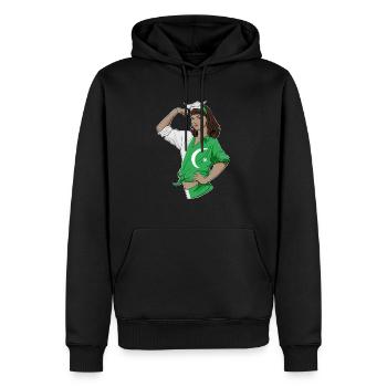 Pakistani Girl Unbreakable Pakistani Heritage - Männer Premium Bio Hoodie - Schwarz - Vorne - Nico (187cm)