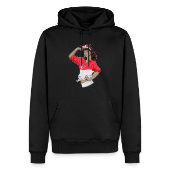 Singapore Girl Unbreakable Singapour Héritage - Sweat à capuche Premium bio Homme - noir - Devant - Nico (187cm)