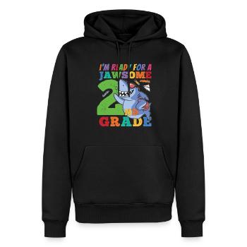 Second Grader Awesome Back to School Geschenkidee - Männer Premium Bio Hoodie - Schwarz - Vorne - Nico (187cm)