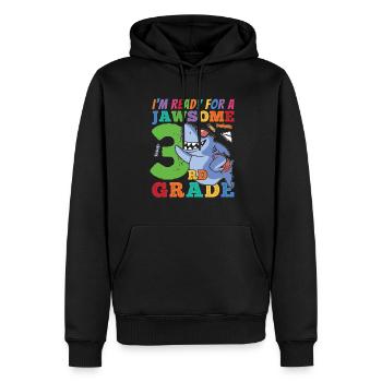 Third Grader Awesome Kid zurück zu Schule Geschenk - Männer Premium Bio Hoodie - Schwarz - Vorne - Nico (187cm)
