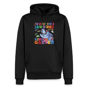 Happy First Day School Kindergarten Awesome Gesche - Männer Premium Bio Hoodie - Schwarz - Vorne - Nico (187cm)