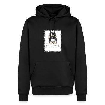 Cours en ligne d’apprentissage de leçons virtuelles disant - Sweat à capuche Premium bio Homme - noir - Devant - Nico (187cm)