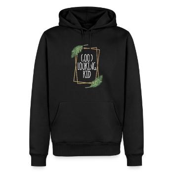 Partner Look Couple Partner Couple Couple Family - Men’s Premium Organic Hoodie - black - Front - Nico (187cm)