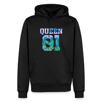 Partner Look Couple Partner Couple Couple Family - Men’s Premium Organic Hoodie - black - Front - Nico (187cm)