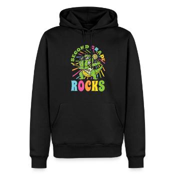 Second Grader Awesome Back To School Lifestyles - Männer Premium Bio Hoodie - Schwarz - Vorne - Nico (187cm)