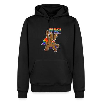 Deer I LGBTQ Flag I Rainbow Flag I Gay Pride - Men’s Premium Organic Hoodie - black - Front - Nico (187cm)
