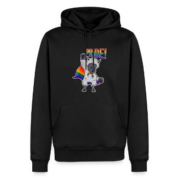Sheep I LGBTQ Flag I Rainbow Flag I Gay Pride - Männer Premium Bio Hoodie - Schwarz - Vorne - Nico (187cm)
