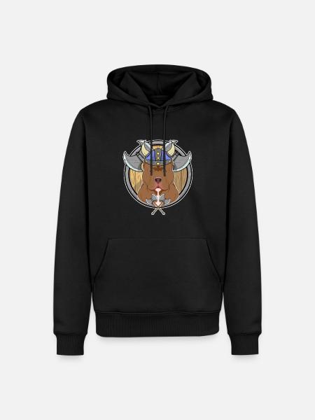 Pitbull I Valhalla I Viking - Men’s Premium Organic Hoodie - black