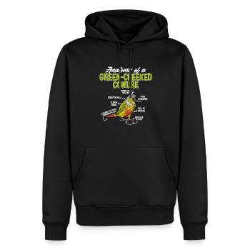 Molinasittich Perroquet Oiseau Perruche du Soleil - Sweat à capuche Premium bio Homme - noir - Devant - Nico (187cm)