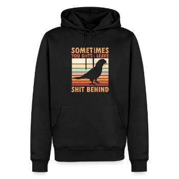 Molinasittich Perroquet Oiseau Perruche du Soleil - Sweat à capuche Premium bio Homme - noir - Devant - Nico (187cm)