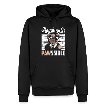 Hundeliebhaber Tierrechte Tierhalter Lifestyle Ges - Männer Premium Bio Hoodie - Schwarz - Vorne - Nico (187cm)