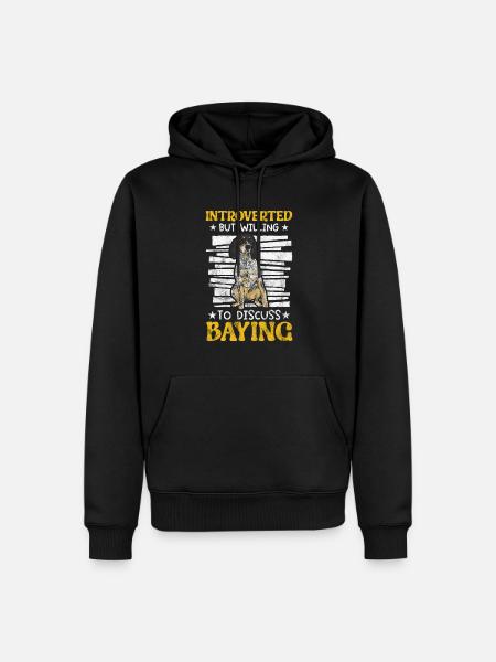 Bluetick Coonhound Gift Funny Saying - Men’s Premium Organic Hoodie - black