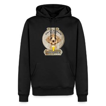 Labaradoodle Dad Beer Lover - Männer Premium Bio Hoodie - Schwarz - Vorne - Nico (187cm)