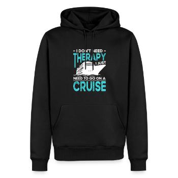 Kreuzfahrt Kreuzfahrtschiff Urlaub Meer - Männer Premium Bio Hoodie - Schwarz - Vorne - Nico (187cm)