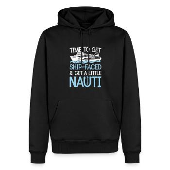 Kreuzfahrt Kreuzfahrtschiff Urlaub Meer - Männer Premium Bio Hoodie - Schwarz - Vorne - Nico (187cm)