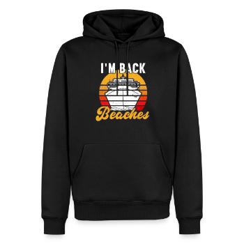 Kreuzfahrt Kreuzfahrtschiff Urlaub Meer - Männer Premium Bio Hoodie - Schwarz - Vorne - Nico (187cm)
