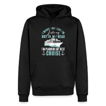 Kreuzfahrt Kreuzfahrtschiff Urlaub Meer - Männer Premium Bio Hoodie - Schwarz - Vorne - Nico (187cm)
