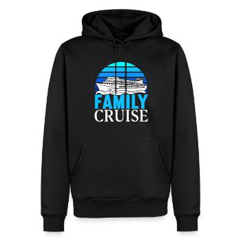Kreuzfahrt Kreuzfahrtschiff Urlaub Meer - Männer Premium Bio Hoodie - Schwarz - Vorne - Nico (187cm)