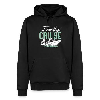 Kreuzfahrt Kreuzfahrtschiff Urlaub Meer - Männer Premium Bio Hoodie - Schwarz - Vorne - Nico (187cm)