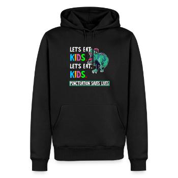 Grammatik Englischlehrer Englisch Sprache Lernen - Männer Premium Bio Hoodie - Schwarz - Vorne - Nico (187cm)