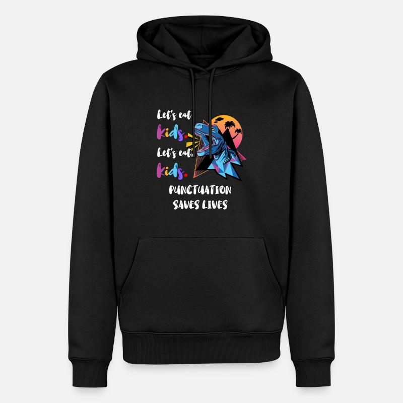 Grammatik Englischlehrer Englisch Sprache Lernen - Männer Premium Bio Hoodie - Schwarz