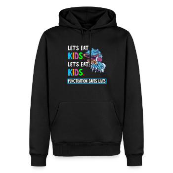 Grammatik Englischlehrer Englisch Sprache Lernen - Männer Premium Bio Hoodie - Schwarz - Vorne - Nico (187cm)
