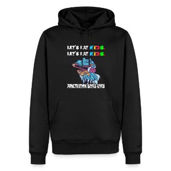Grammatik Englischlehrer Englisch Sprache Lernen - Männer Premium Bio Hoodie - Schwarz - Vorne - Nico (187cm)