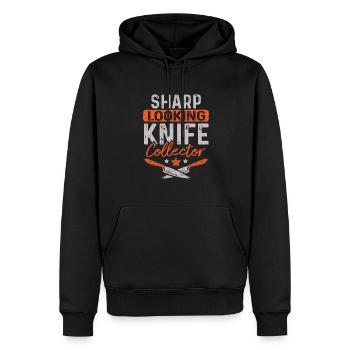 Metzgermesser Messer Messersammler - Männer Premium Bio Hoodie - Schwarz - Vorne - Nico (187cm)