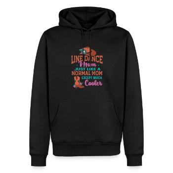 Line Dancing Cowboy Texas Line Dance Cadeau - Sweat à capuche Premium bio Homme - noir - Devant - Nico (187cm)