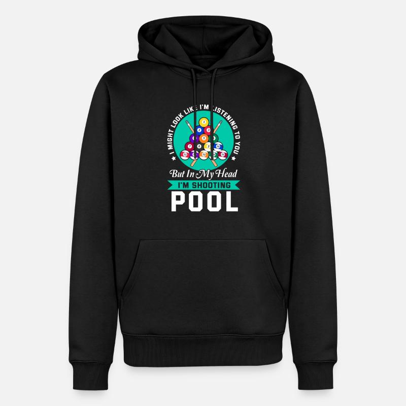 Billard billard billard - Sweat à capuche Premium bio Homme - noir