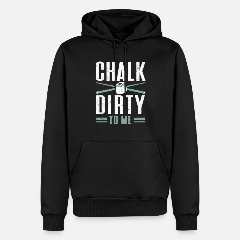 Snooker Pool Billard - Männer Premium Bio Hoodie - Schwarz