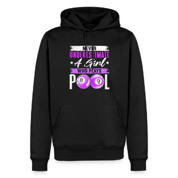 Snooker Pool Billard - Männer Premium Bio Hoodie - Schwarz - Vorne - Nico (187cm)