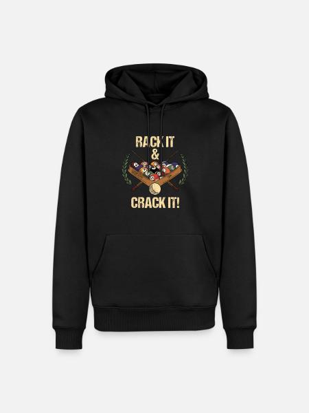 Billard billard billard - Sweat à capuche Premium bio Homme - noir