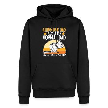 Streifenhörnchen Chipmunk Nagetier Geschenk - Männer Premium Bio Hoodie - Schwarz - Vorne - Nico (187cm)