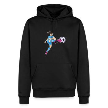 Argentinan National Soccer Team I Football - Männer Premium Bio Hoodie - Schwarz - Vorne - Nico (187cm)
