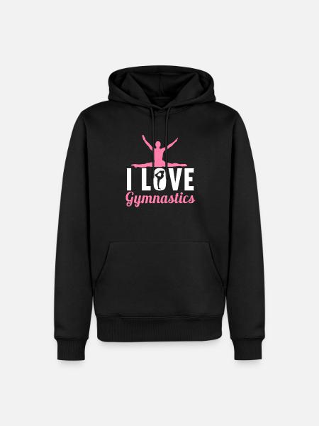 Acrobat Gymnastics Gymnastics Tumbling - Men’s Premium Organic Hoodie - black
