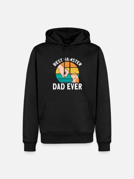 Hamster Gift Hamster Lovers - Men’s Premium Organic Hoodie - black